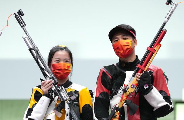 体育娱乐-杨皓然终圆奥运金牌梦 杨倩成中国队首个“双金王”